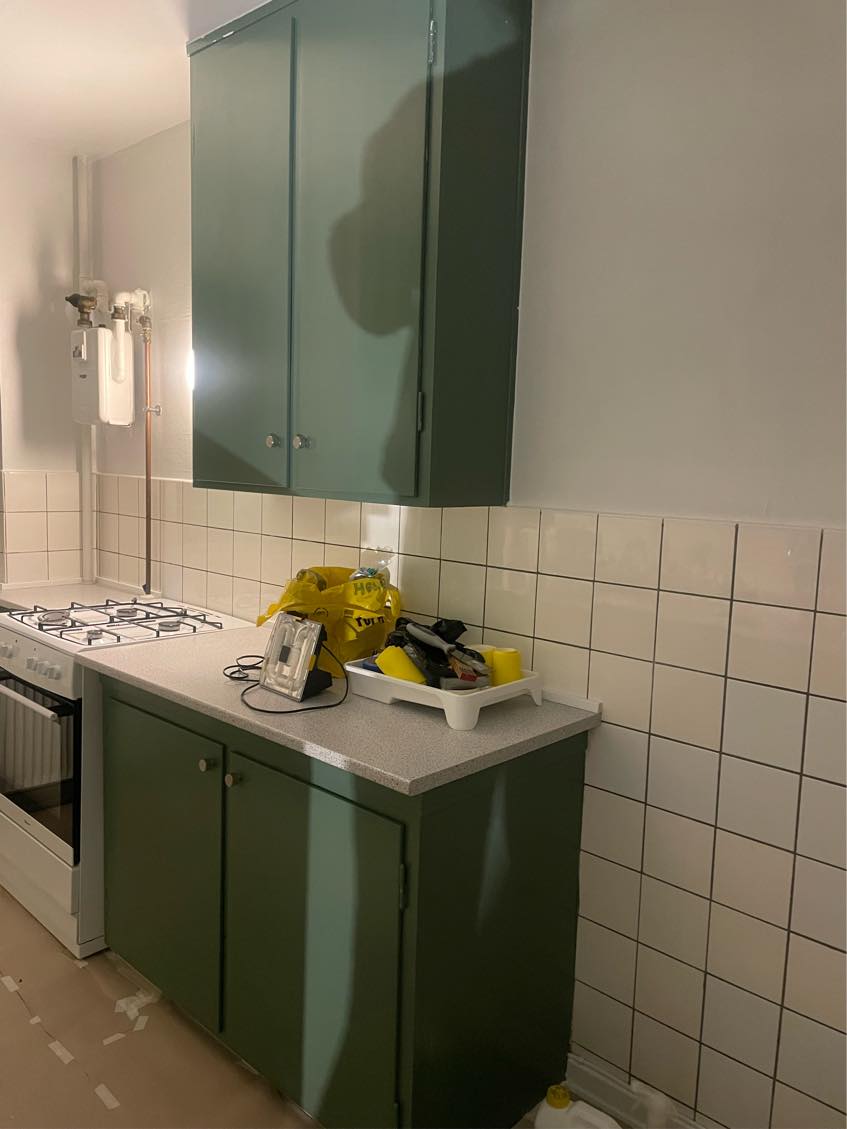 Slebet og grundet køkken/køkkenlåger