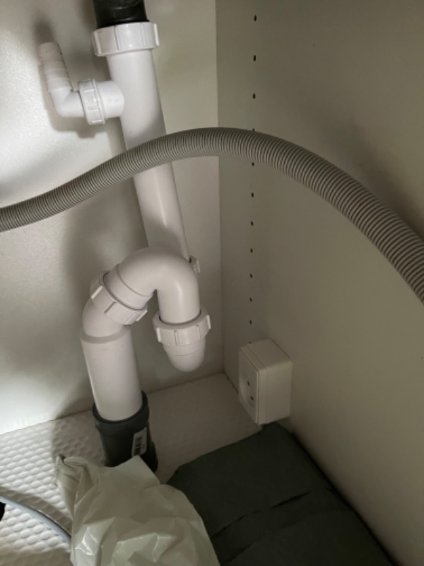 Tilslutning af opvaskemaskine