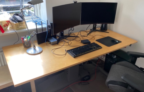 Flytning af skrivebord