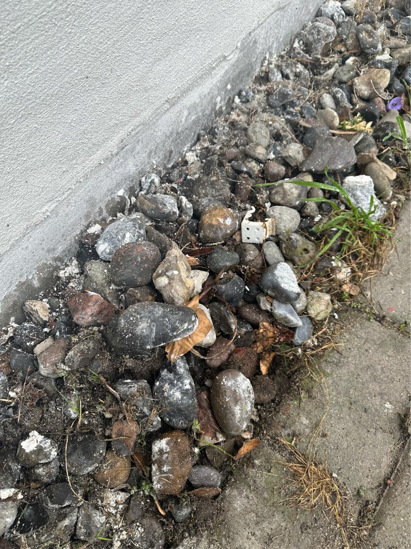 Grave sten og grønt op og køre det på genbrugspladsen