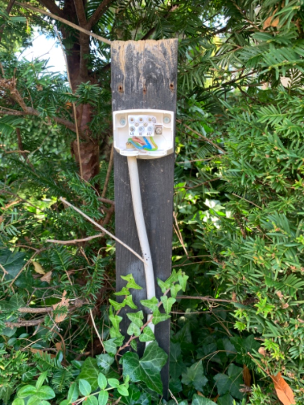 skiftet en lyssensor udenfor