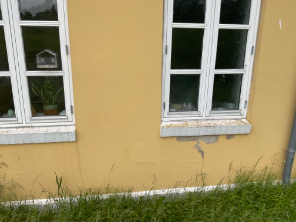 Reparation af sydmur