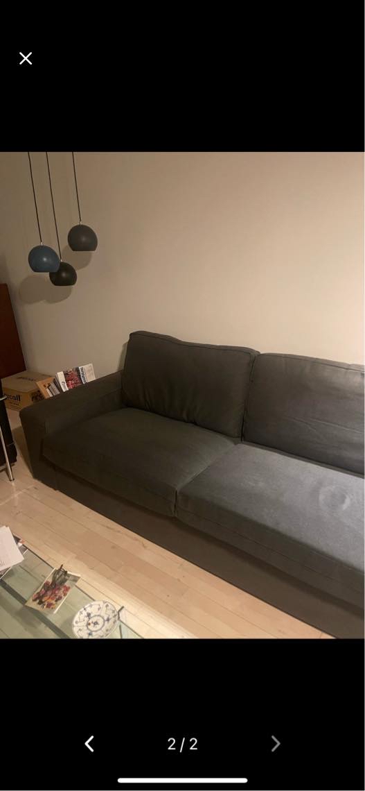 Hente en sofa kort væk