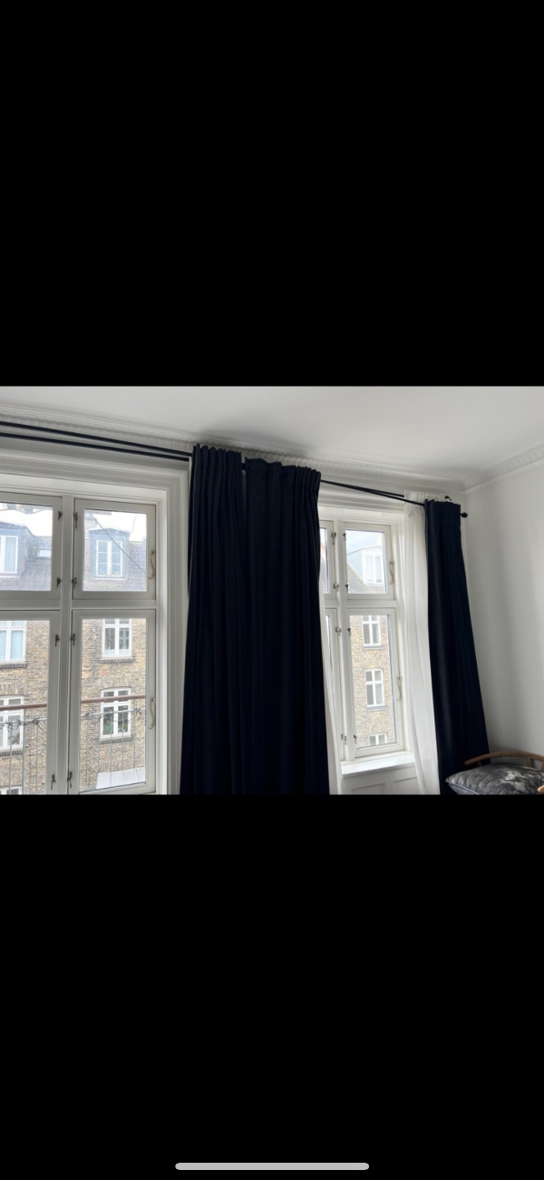 Montering af gardinstang