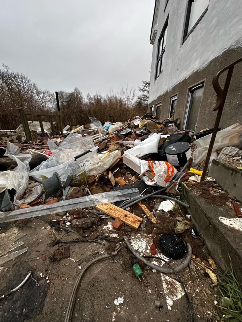 Bortskaffelse af byggeaffald
