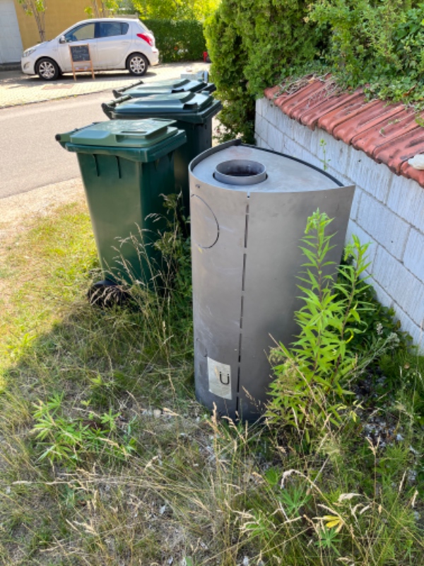 Hentet en gammel brændeovn