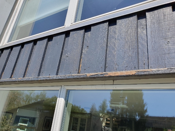 Forberede udendørs træfacade til maling