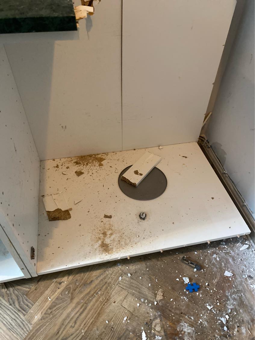 Afskaffe ovn og gammelt køkken