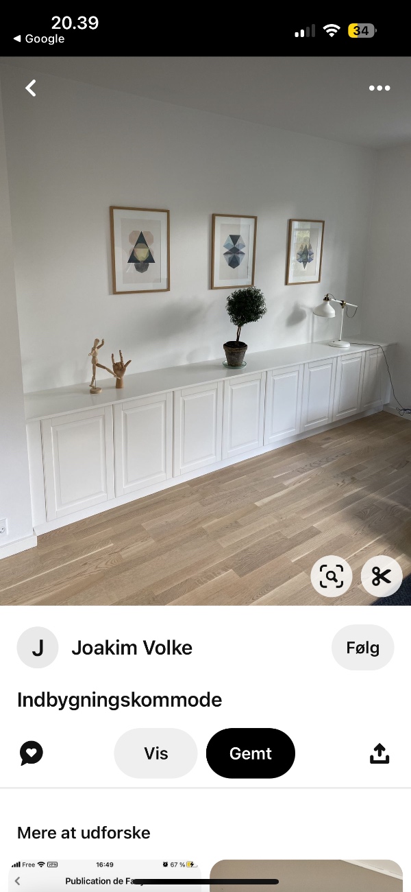 TV bord bygges og samles