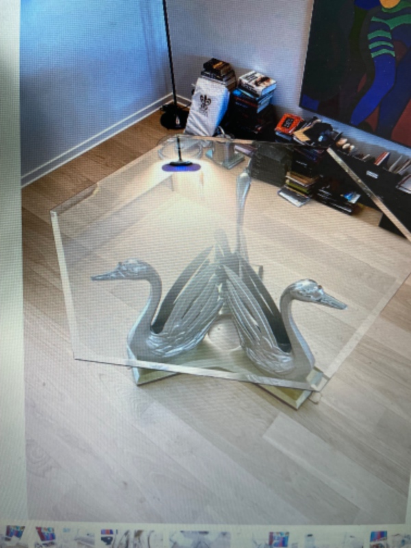 Hent og løft glas spisebord