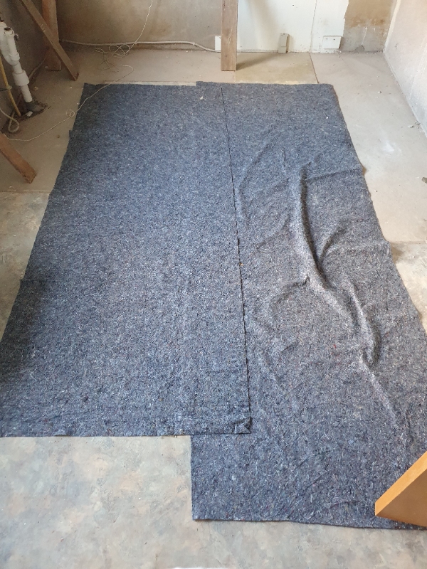 Vinyl pålagt i køkken