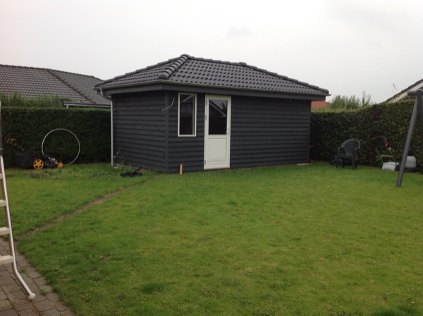 Lavet ny træ terrasse