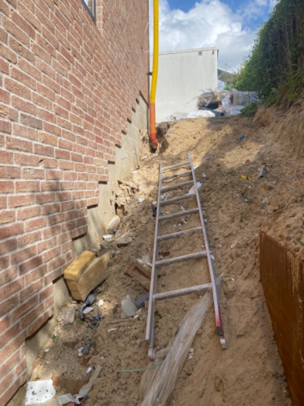 Udendørs trappe i beton