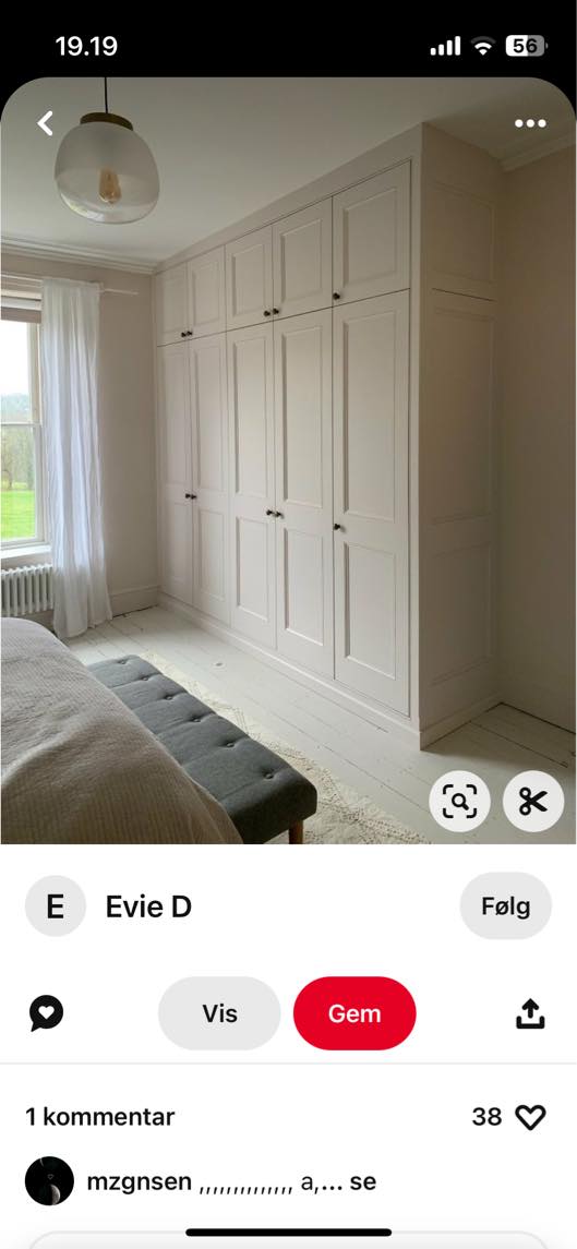 Intergering af Ikea Pax skab