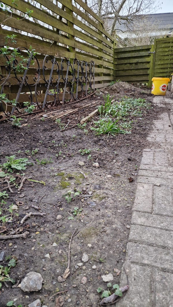 Fjernelse af jordbunke