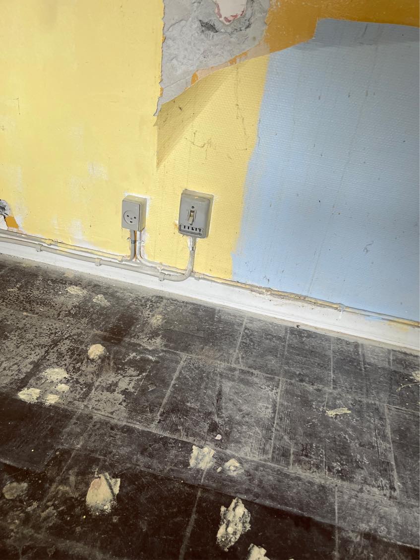 Trække/ Etablering af nyt stærkstrøm stik til komfur i køkken