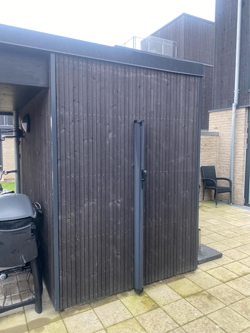 Maling af rækkehus 1 sals højde samt skur/carport