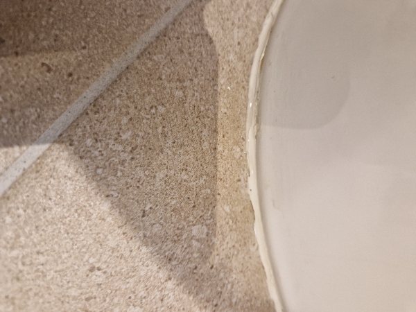 Fugen ved toilet