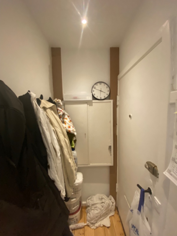 Maling af badeværelse, køkken og gang