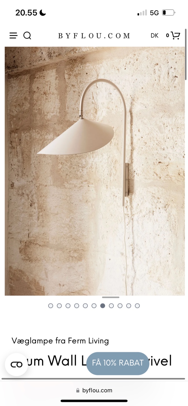 Opsætning af lampe og billede