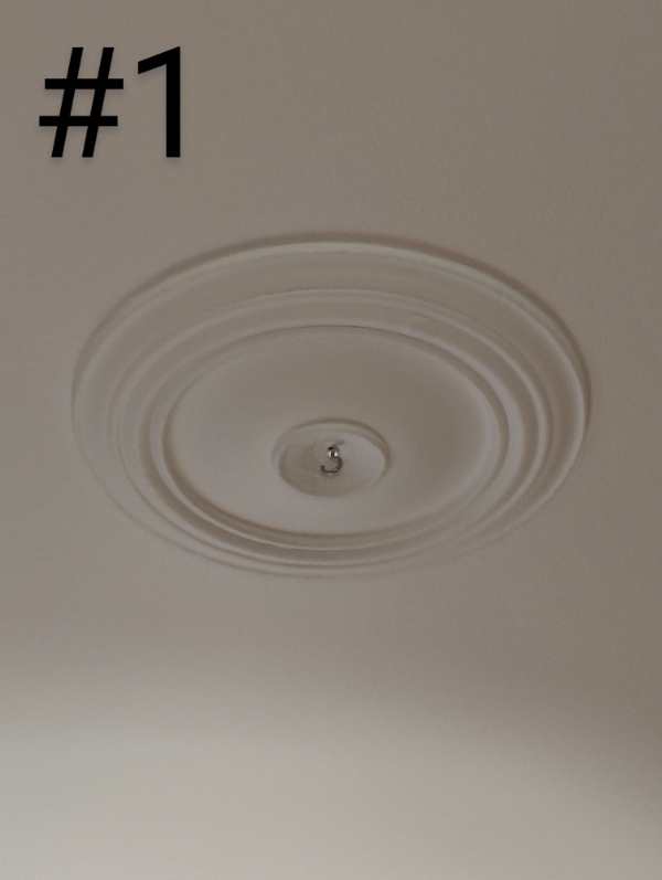 Ophængning af 3 lamper og 3 hylder