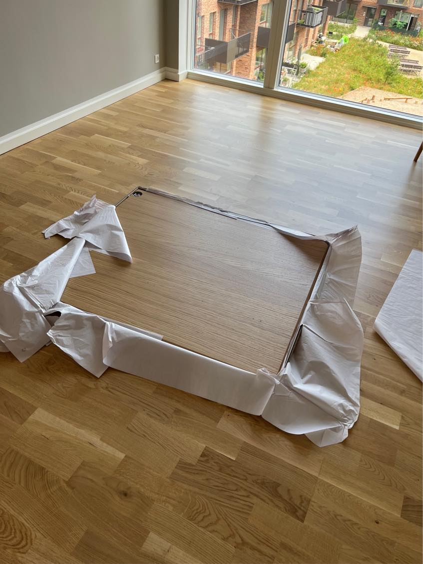 Samle spisesport + affaldet væk
