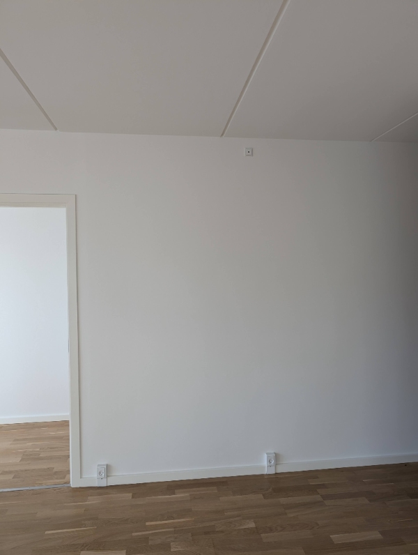Maling af vægge til hvid