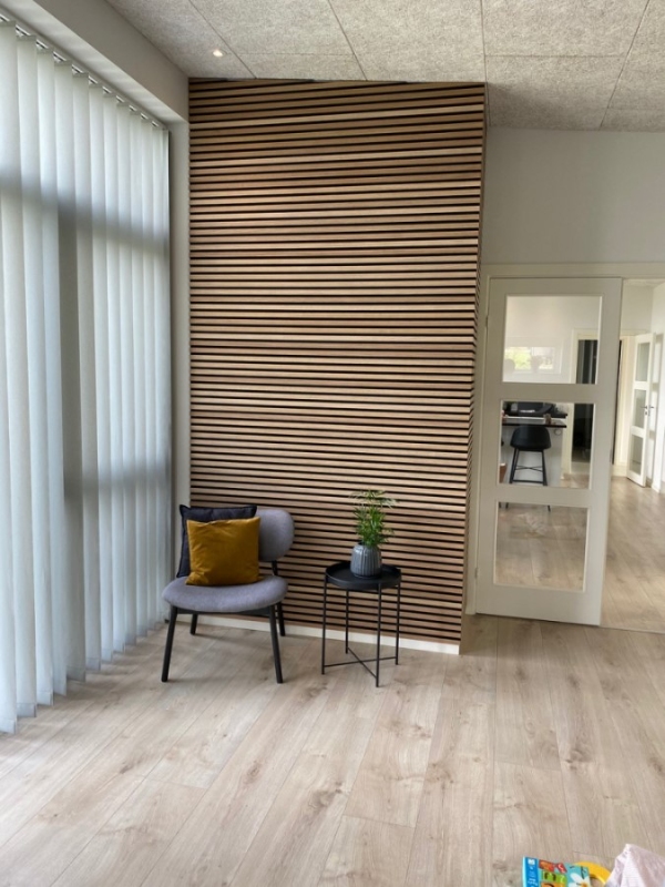 Monter akustik panel + gipsvæg