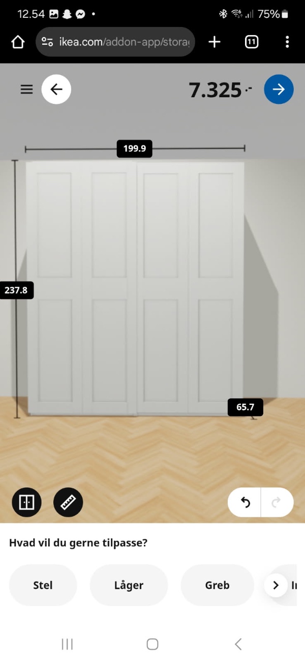 Samling af 2 x IKEA PAX skabe