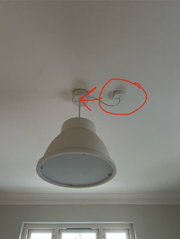 Flytning af lampeudtag