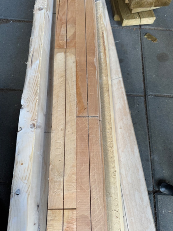 Gulvslibning af værelse på 20m2