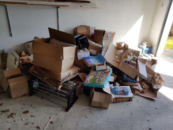 Afhentet pap og skrald