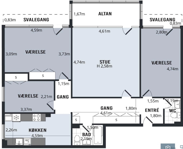 Rengøring i Lejlighed hver 14. dag