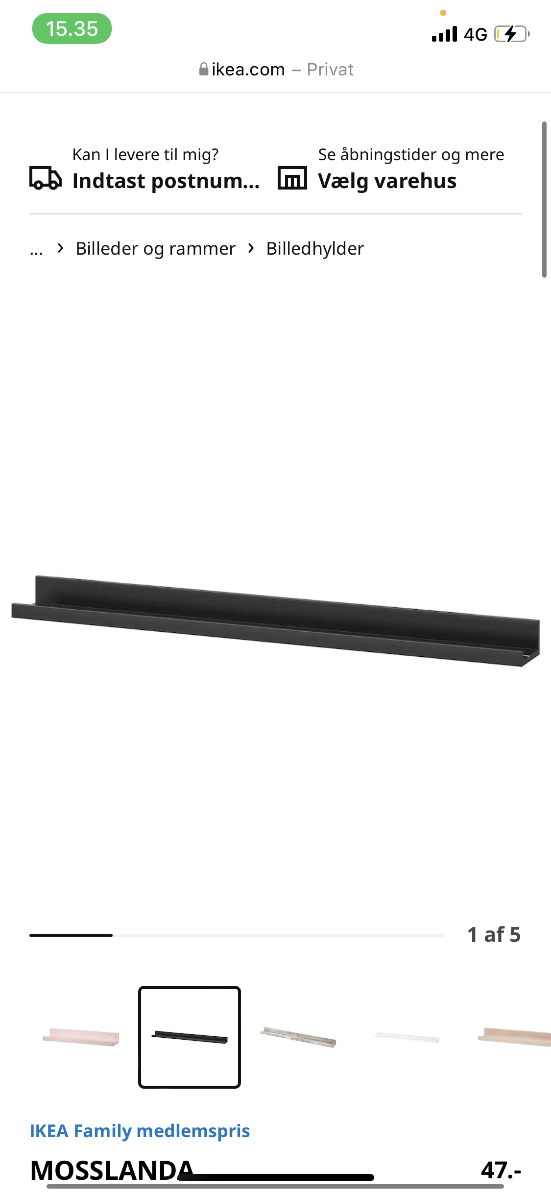 Der skal samles en kommode og sættes en fotohylde op