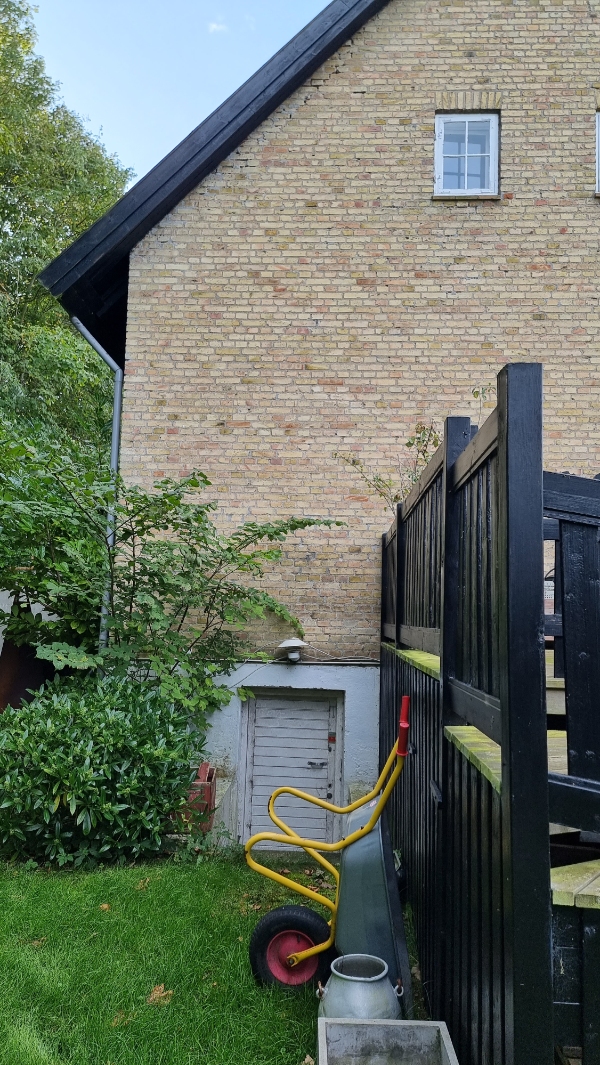 Fuget murstens facade