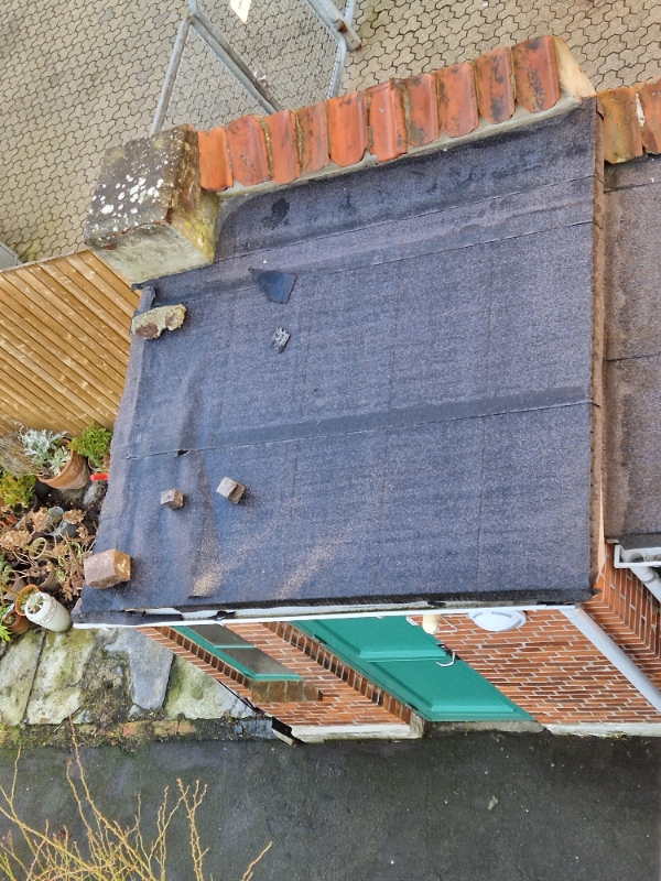 Læg nyt tagpap på udhus