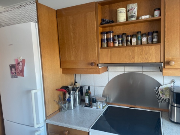 Maling af finer køkkenlåger + andet facade i køkken