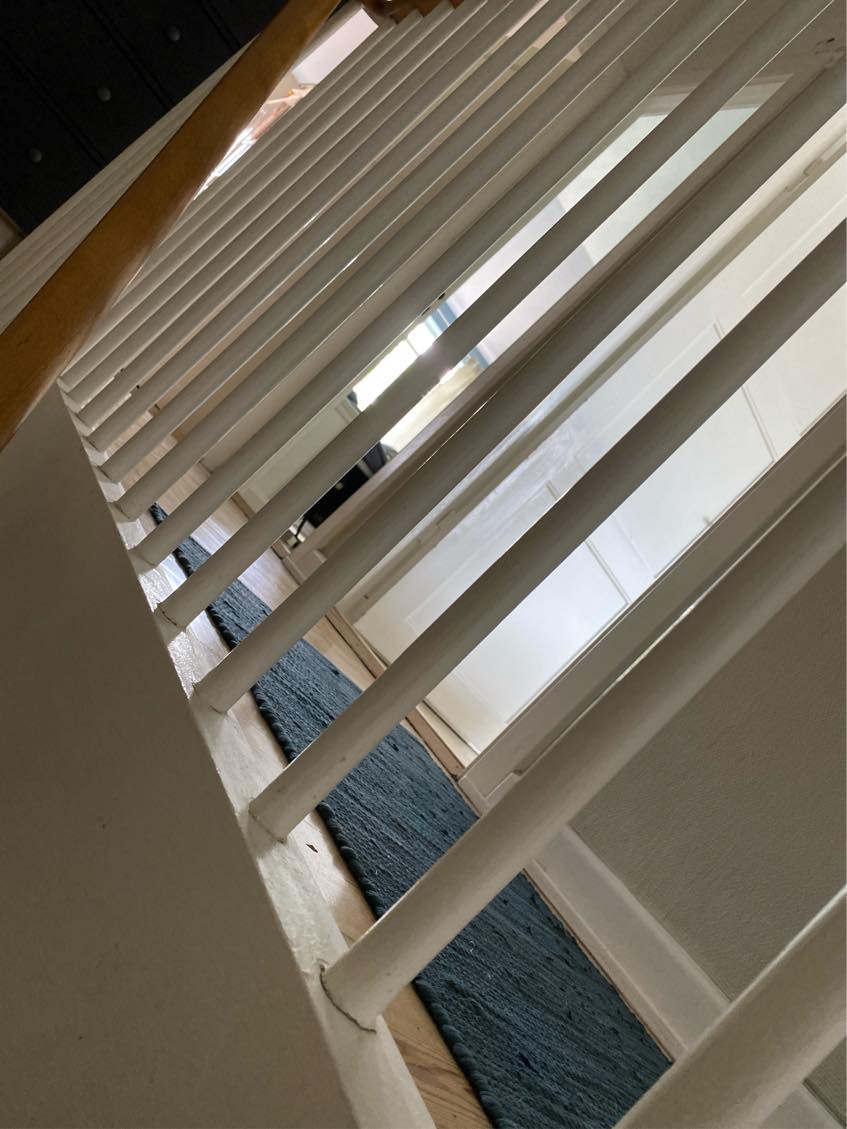 Tæppe på trappe samt entre og repos