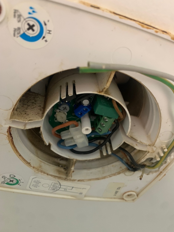 Udskiftning/reparation af ventilator på badeværelse