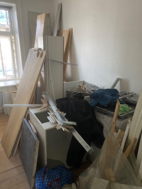 Afhentning af bygge affald