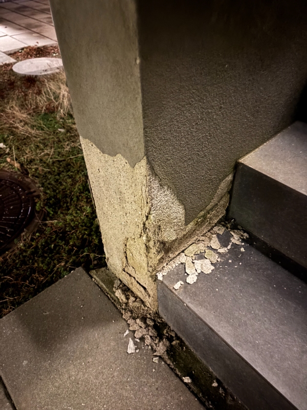 Reparation af fortrappe