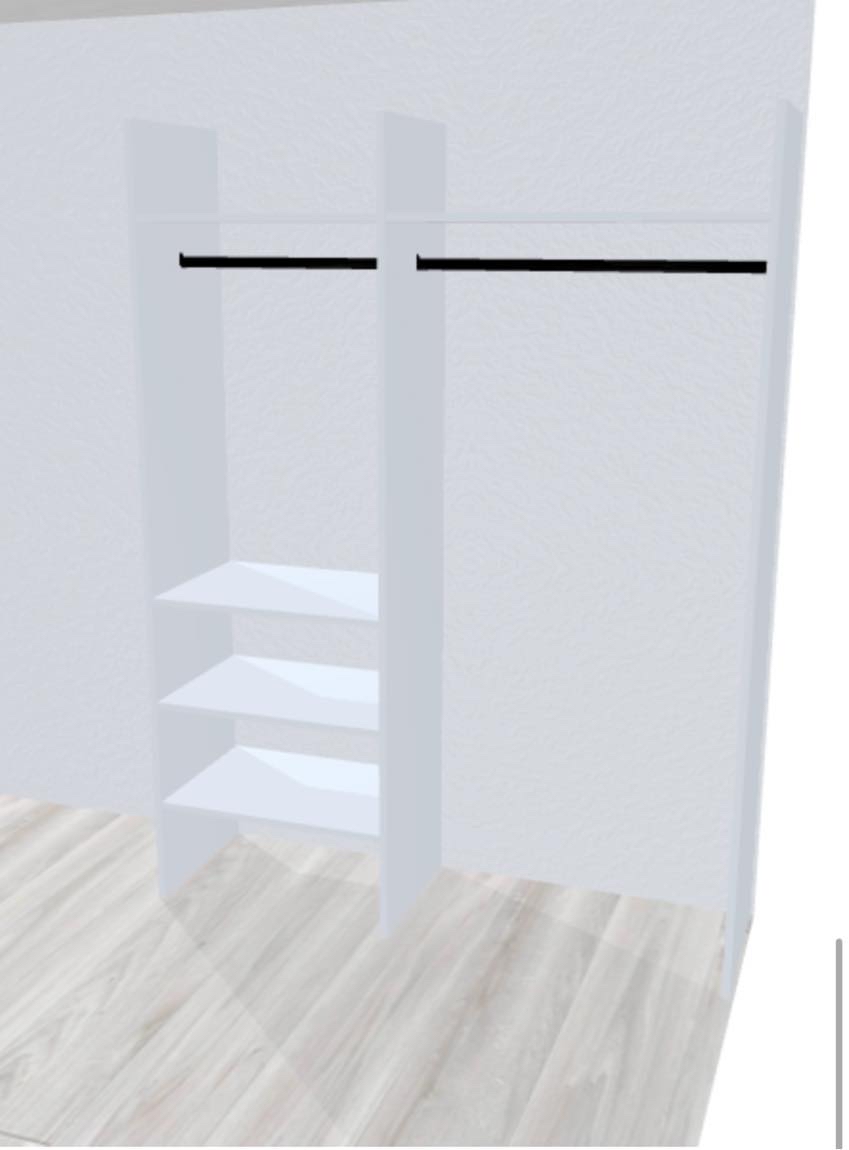 Installation af garderobesystem