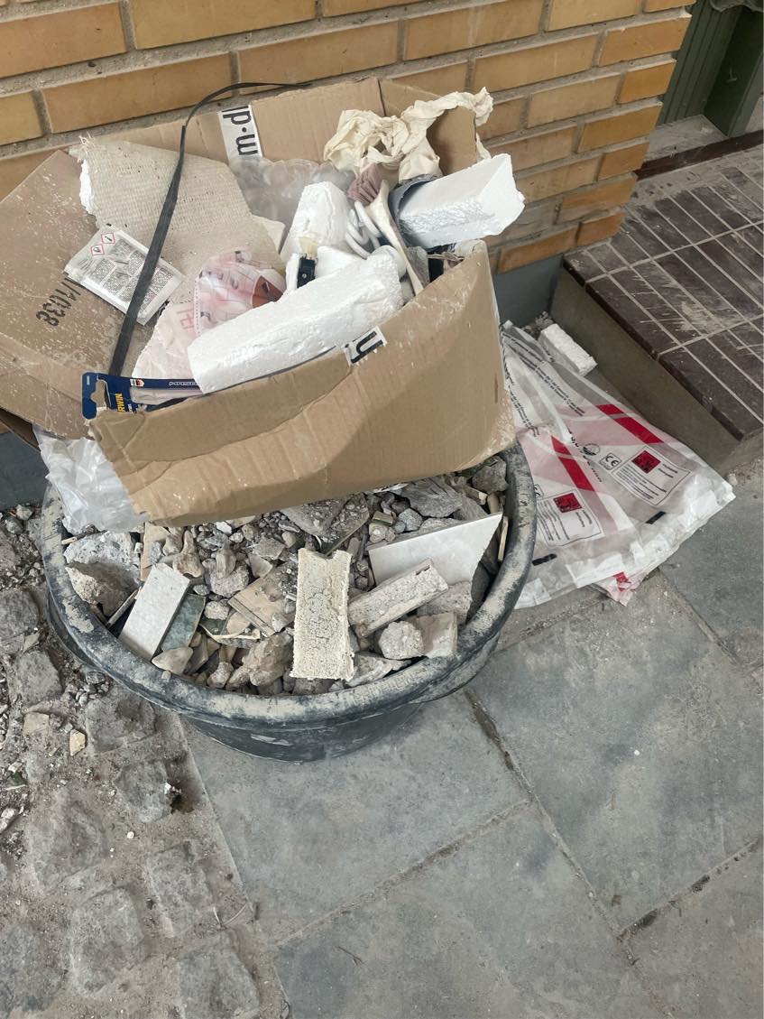 Køre fliser og andet på genbrug