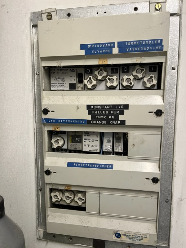 Opsætning af lyssensor i entre