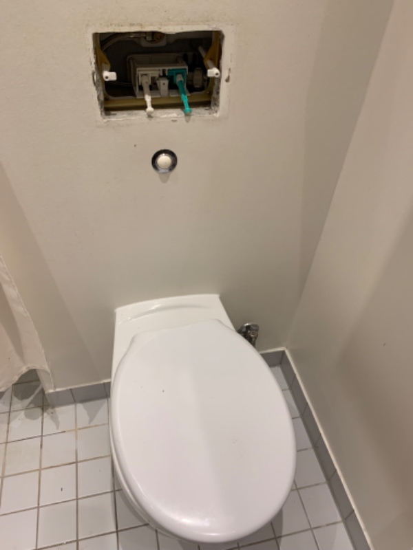 Toilet drypper/løber