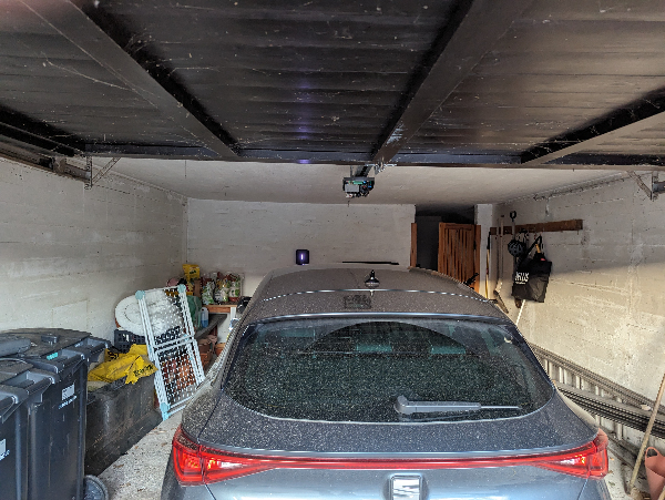 garageport der skal tætnes mod vand udefra