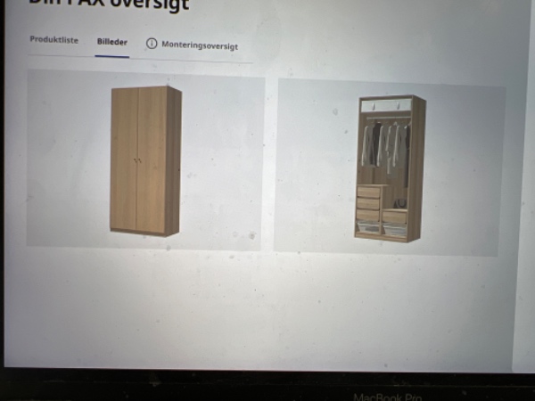 Montering af ikeaskab
