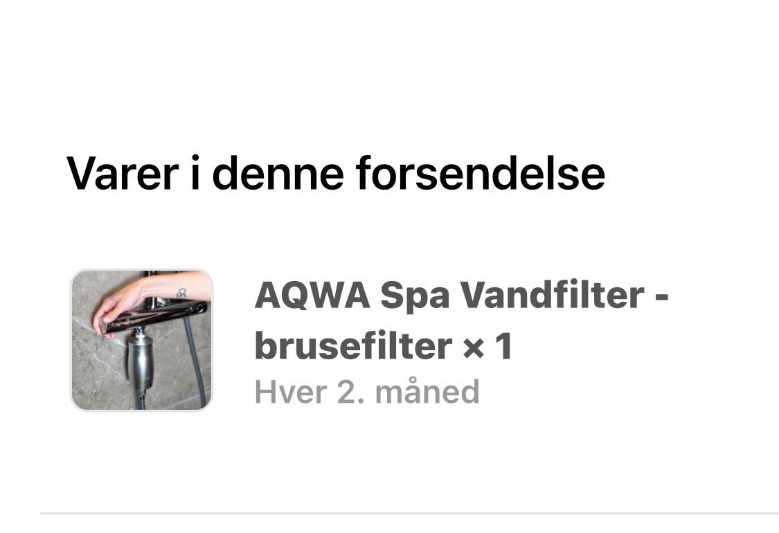 Jeg har brug for en VVS mand , til at skift bruse stang og sæt ind en filter