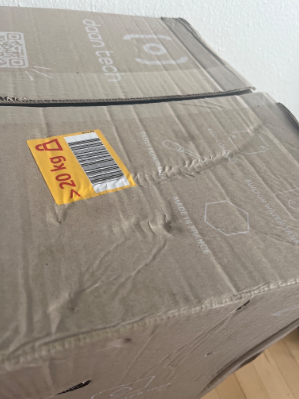 Take 17kg package to the pakke shop 1km away