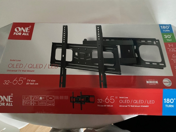 Tv vægmontering på betonvæg